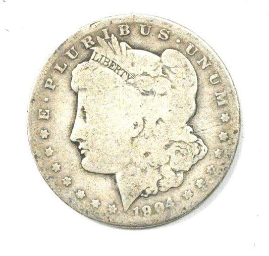 1904 S $1 Morgan Silver One Dollar US Coin San Francisco