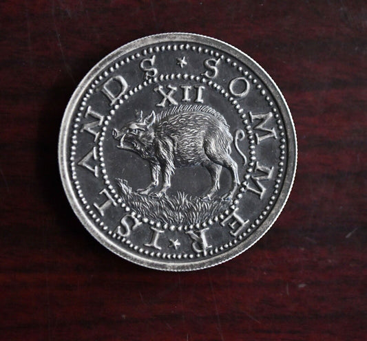 Tribute 1616 Sommer Islands Twelve Pence Thick 2 oz. BU Round .999 Fine Silver
