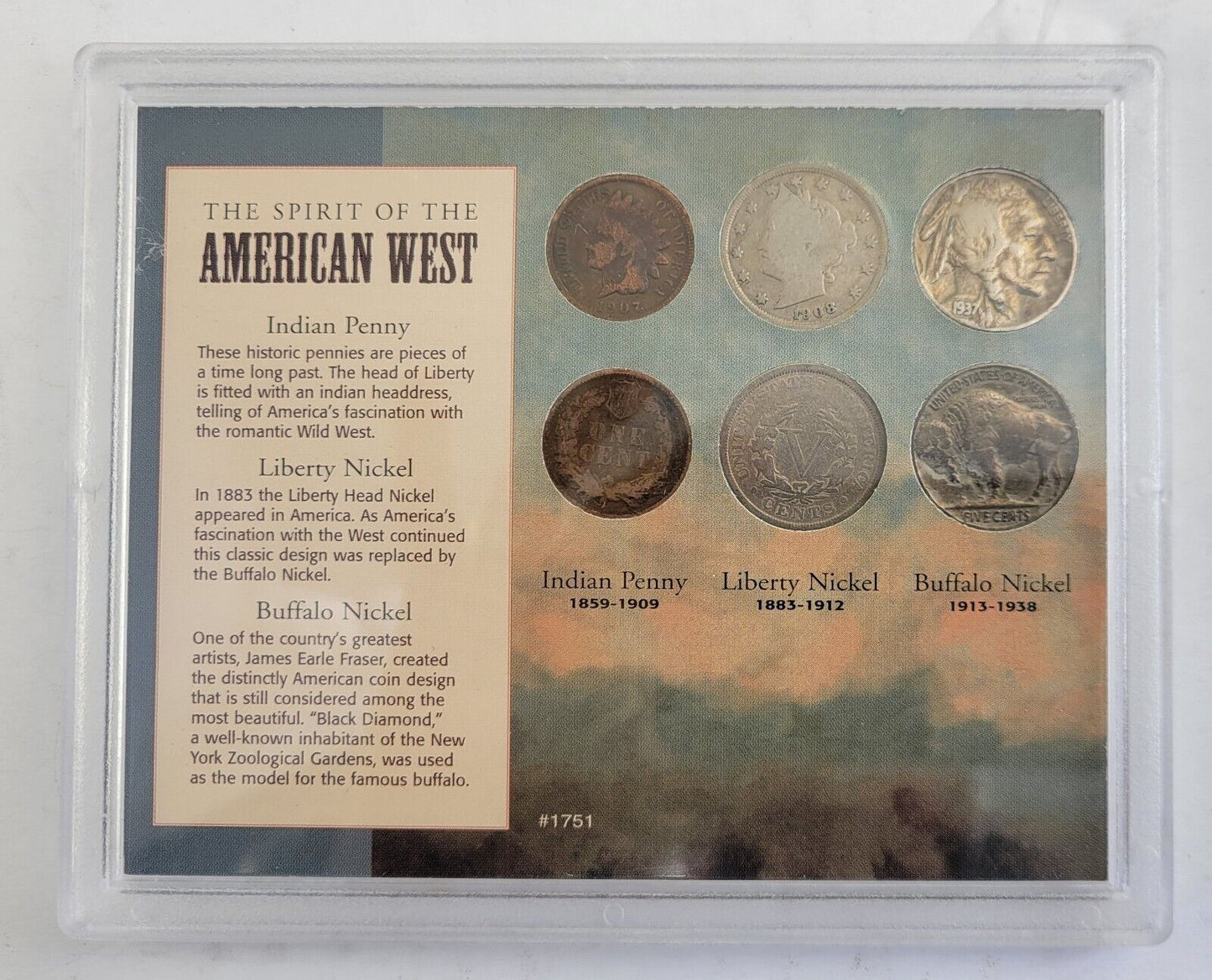 The Spirit of the American West Coin Collection Indian Head and Buffalo Nickel