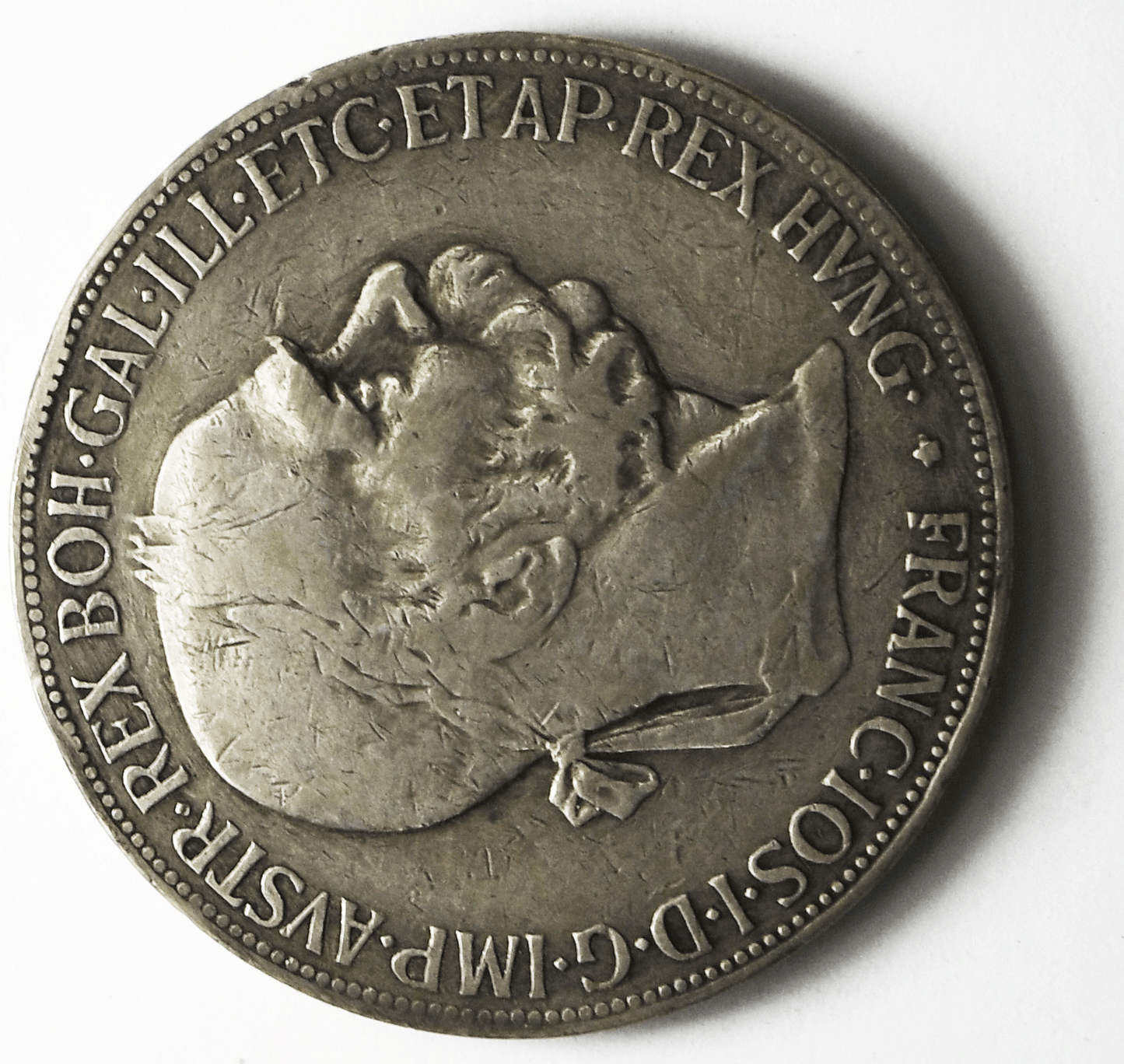 1900 Austria 5 Five Corona Silver Coin KM# 2807