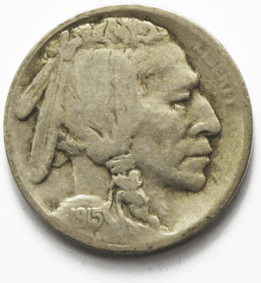 1915 S 5c Buffalo Nickel Five Cents San Francisco