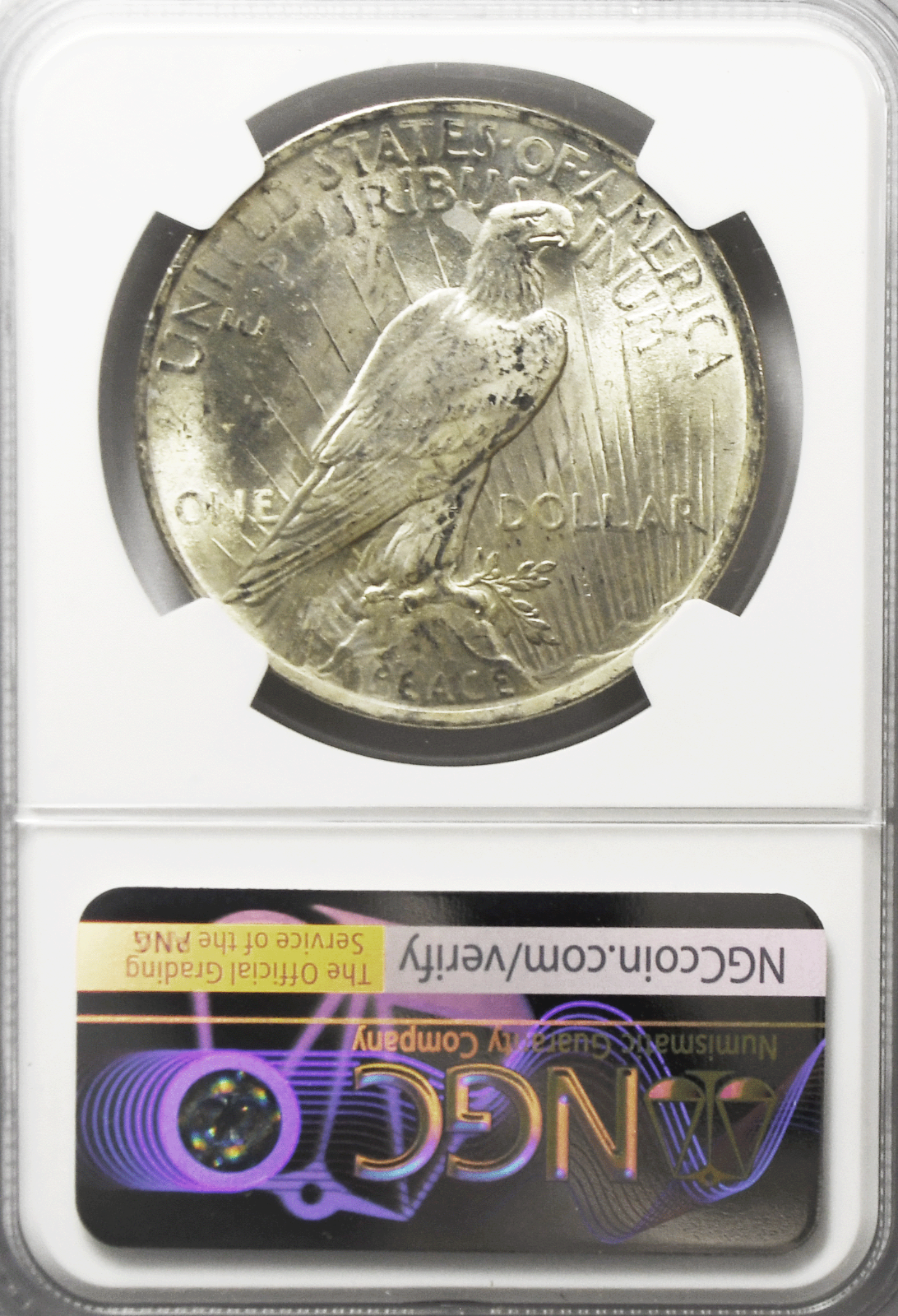 1923 $1 Peace Silver One Dollar US NGC MS64 Philadelphia Brilliant Uncirculated