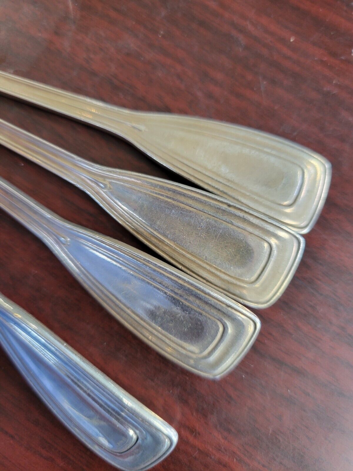 (4) St. Dunstan by Tiffany & Co. Sterling Silver 5 7/8" Teaspoons 4.6oz.