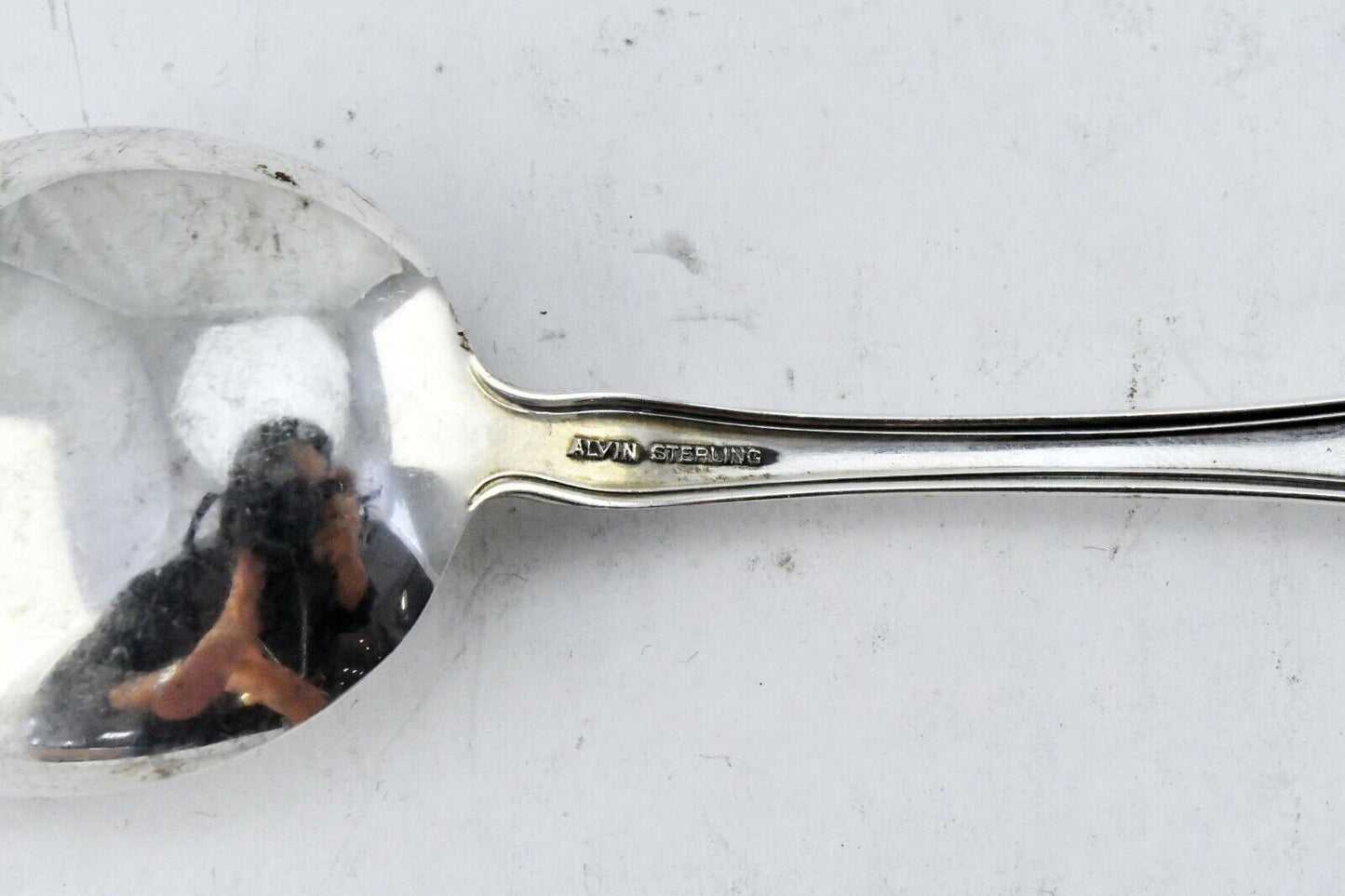 Chateau Rose by Alvin Sterling Silver 6 1/4" Round Bowl Cream Soup Spoon 1 oz.