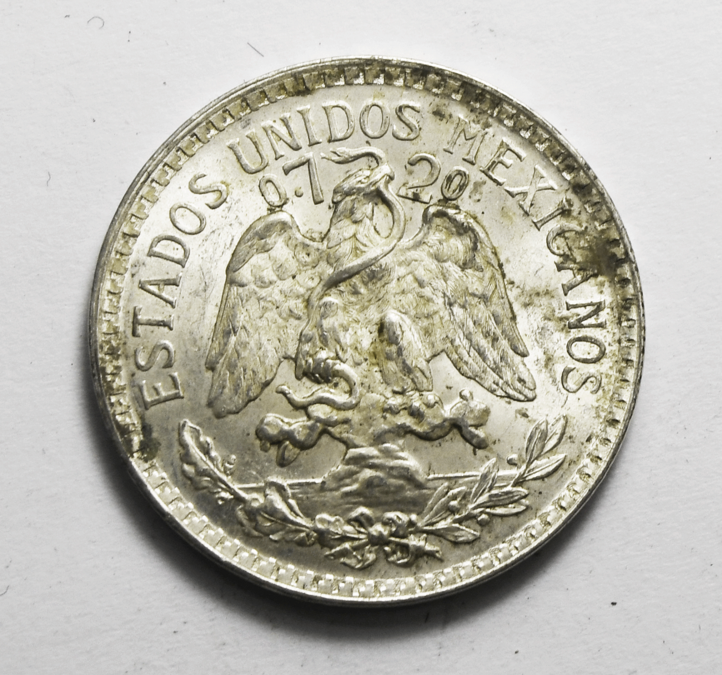 1944 Mexico Estados Unidos Mexicanos 50 Centavos KM# 447  Uncirculated