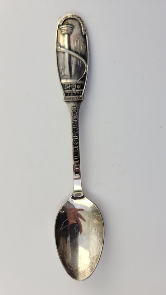 1968 San Antonio TX  Souvenir Spoon Tower of the Americas Hemisfair World's Fair