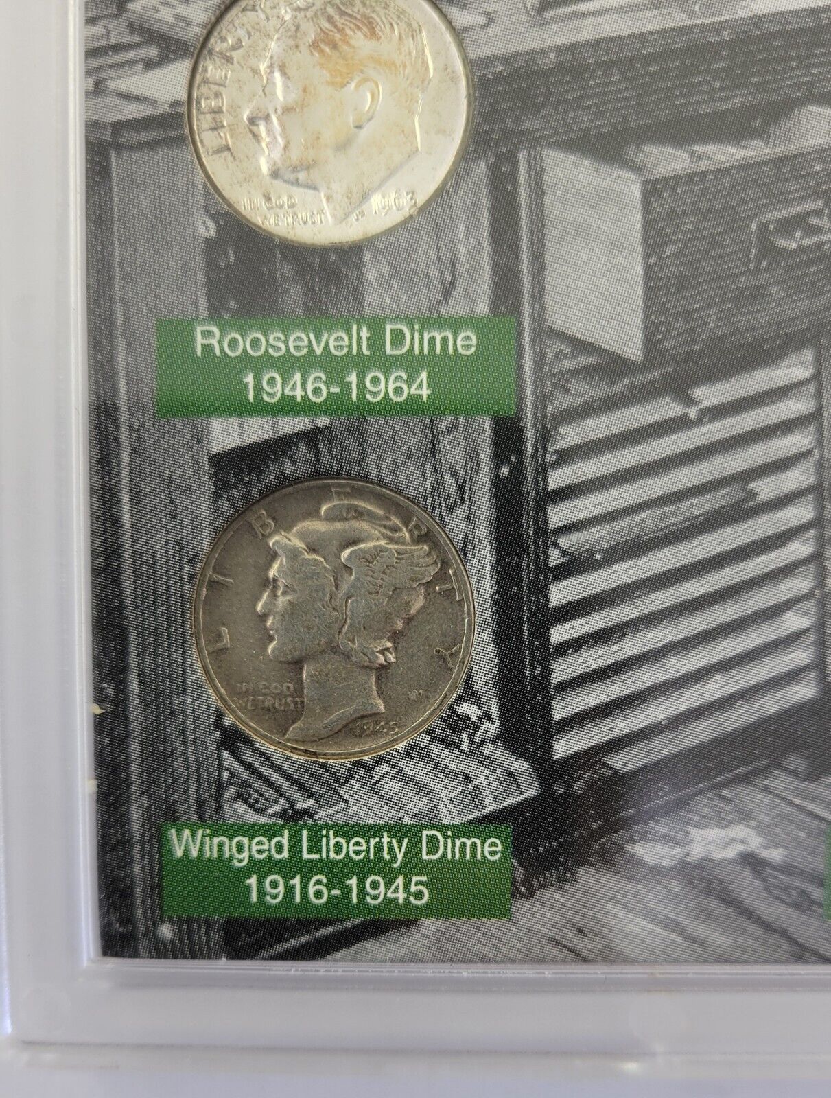 American Dimes of the 20th Century 4 Dime Set American Historic Society