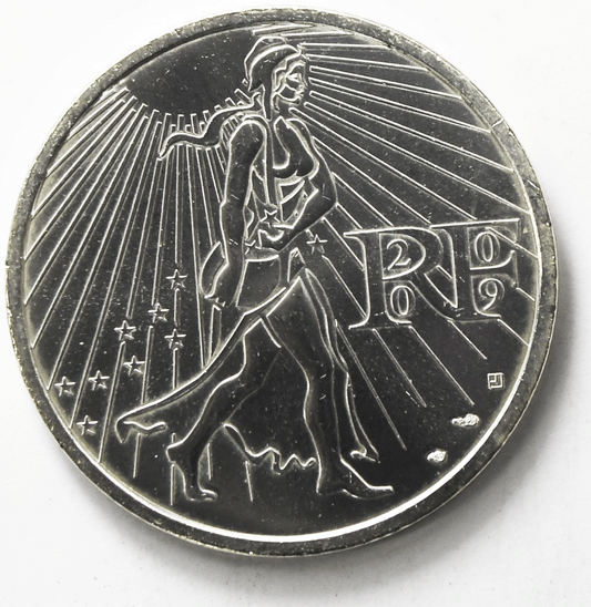 2009 France 25 Twenty Five Euro Silver Coin KM# 1581 Uncirculated
