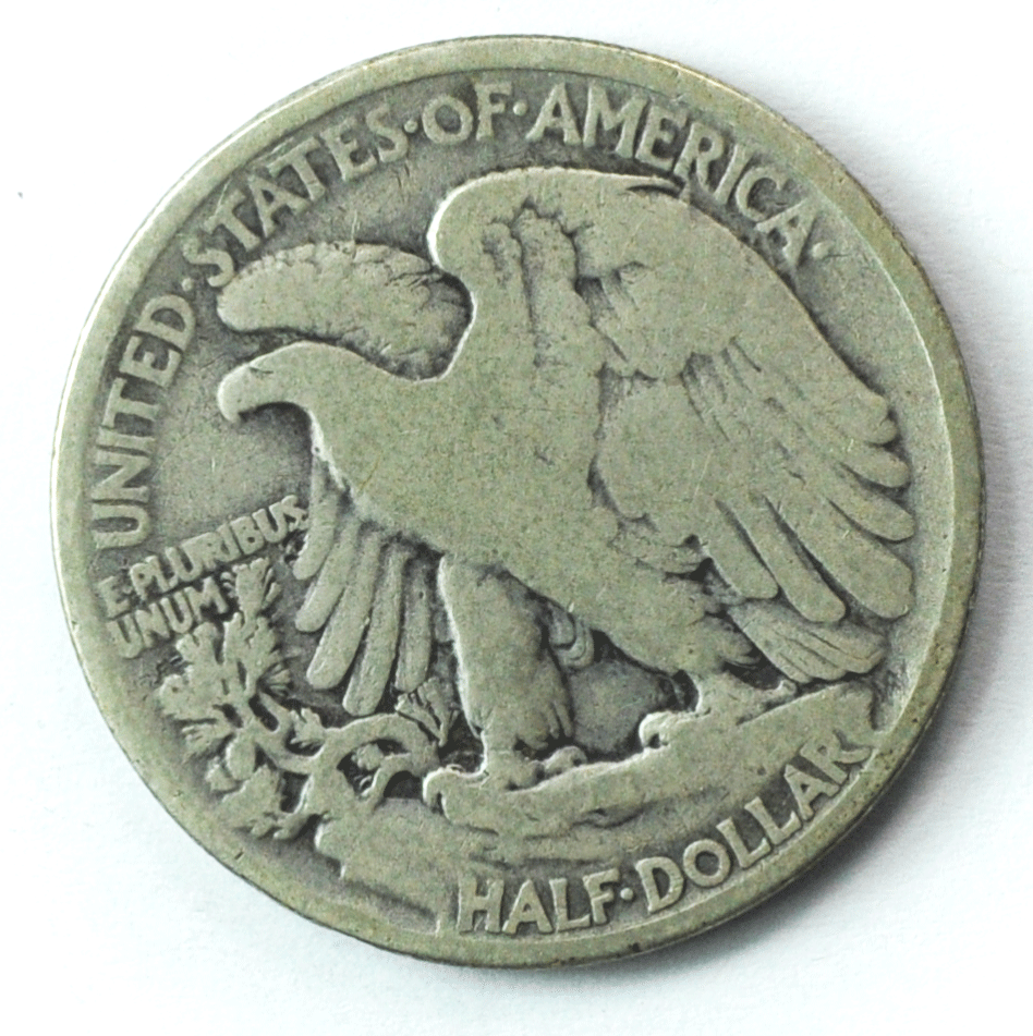 1921 50c Walking Liberty Silver Half Dollar Fifty Cents Philadelphia