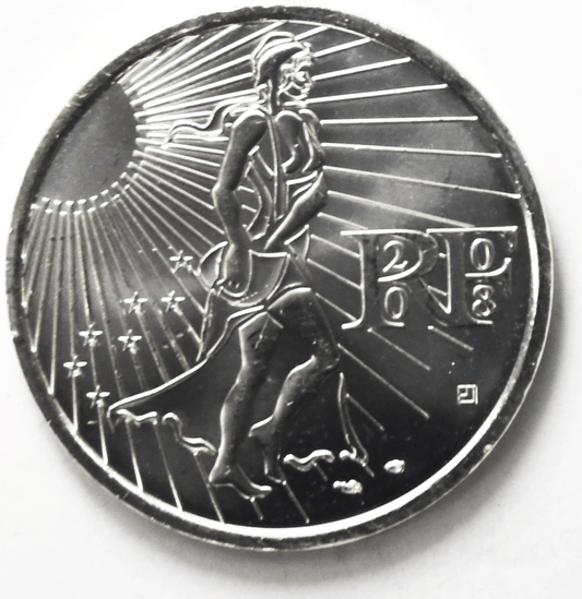 2008 France 15 Fifteen Euro Silver Coin KM# 1535 Uncirculated