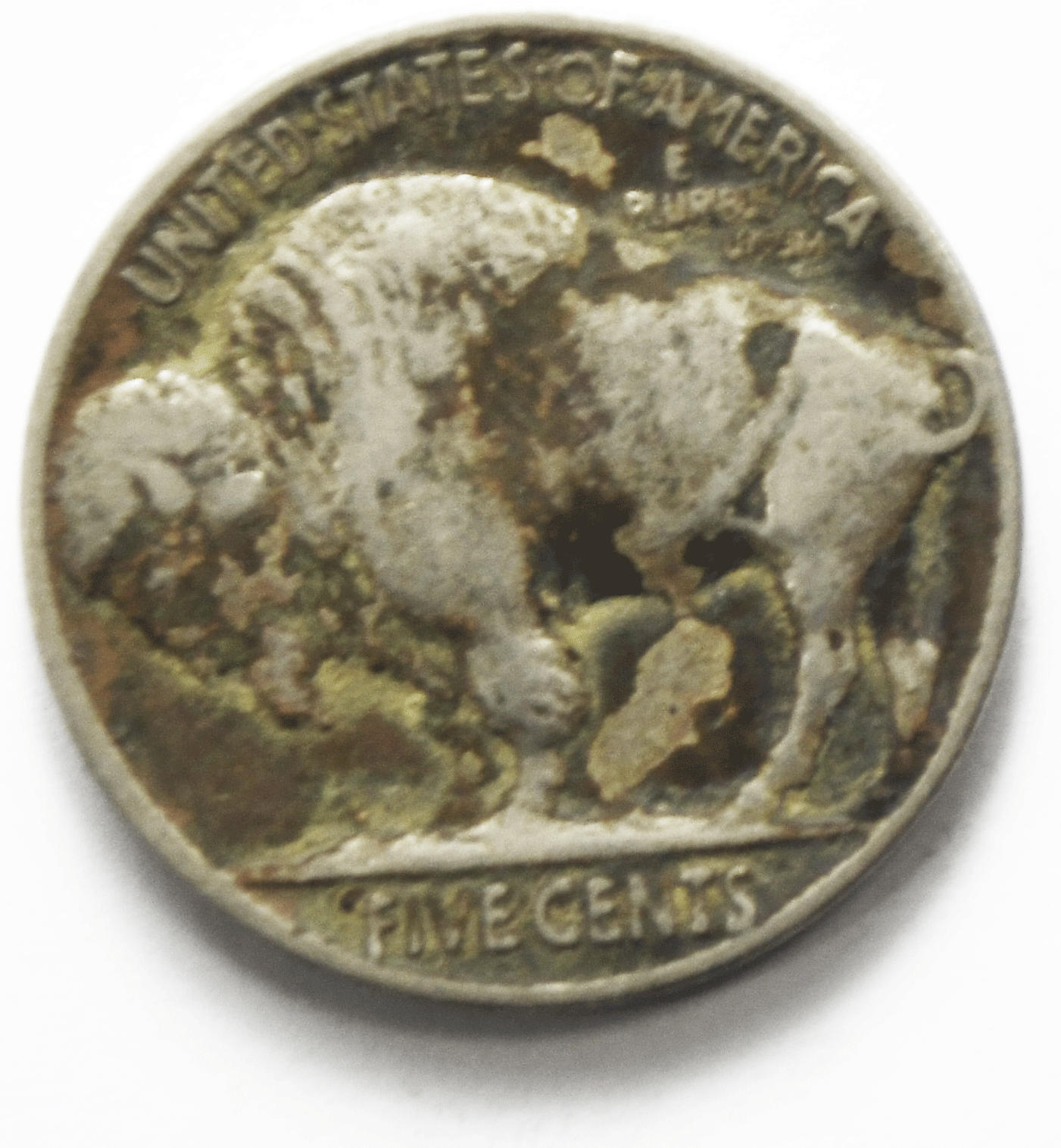1915 5c Buffalo Nickel Five Cents Philadelphia