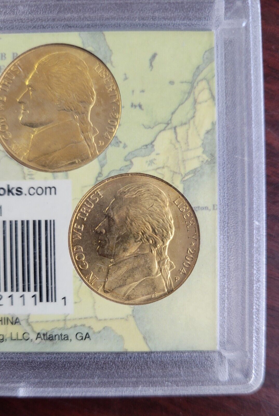 2004 P & D Westward Journey Nickel Set In Holder From Whitman