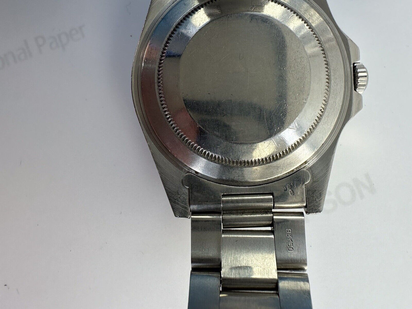 Rolex GMT-Master II 16710 Silver Oyster Bracelet with Red and Black Bezel