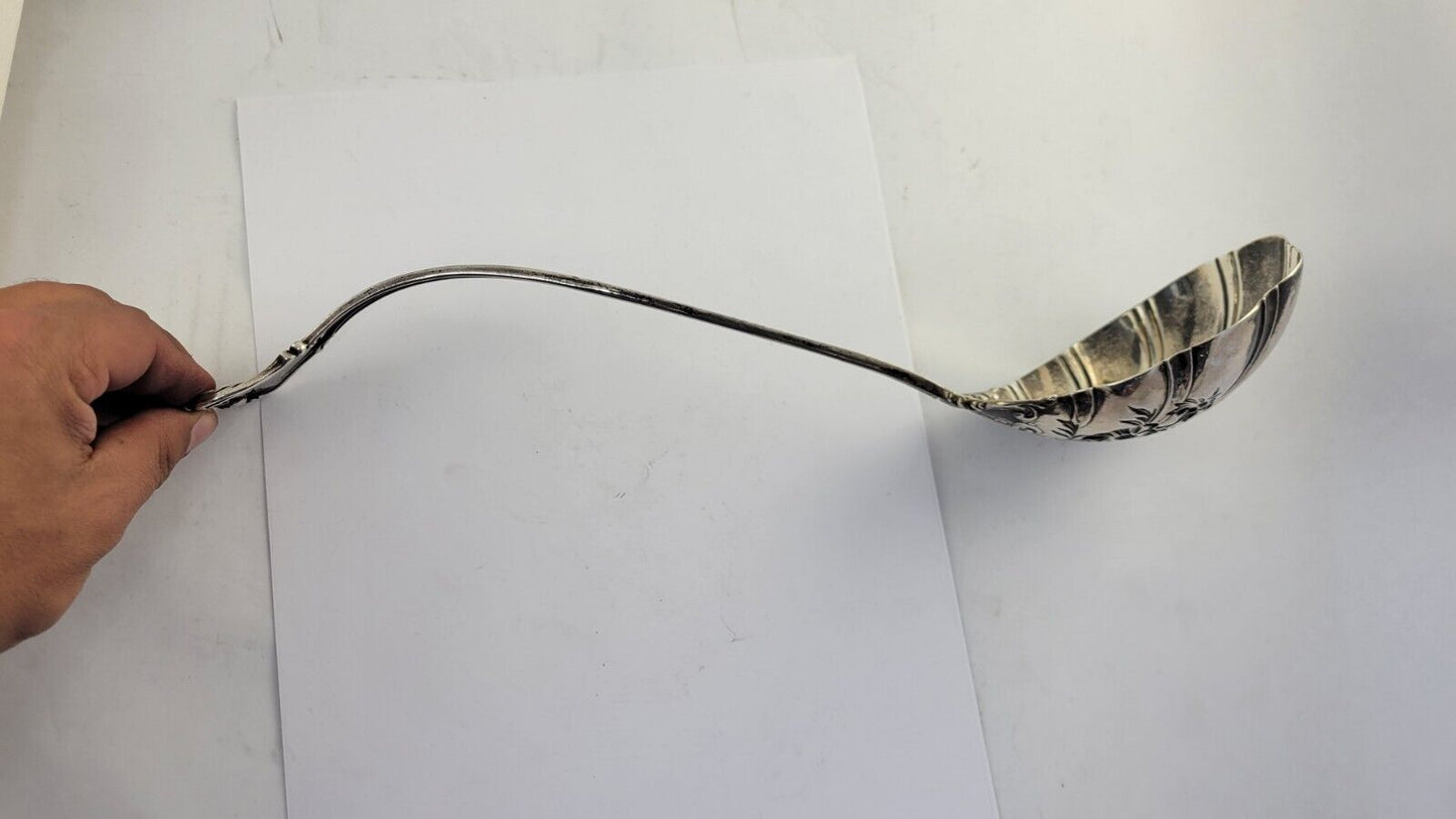 Elegante by Reed and Barton Sterling Silver 13 3/4" Old Style Solid Soup Ladle