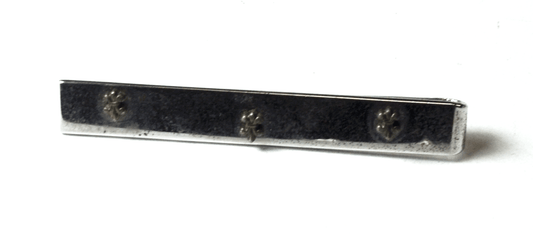 Sterling Silver Swank Fleur De Lis Thin Money Tie Clip Boy Scout 8mm x 59mm