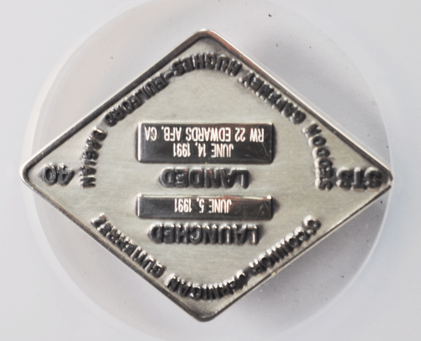 1991 STS-40 Robbins Silver Space Medal Unflown #126 NGC MS66 Atlantis