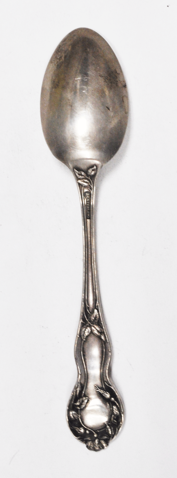 Sterling Silver Watson Wild Rose 5-7/8" Teaspoon Spoon Monogrammed