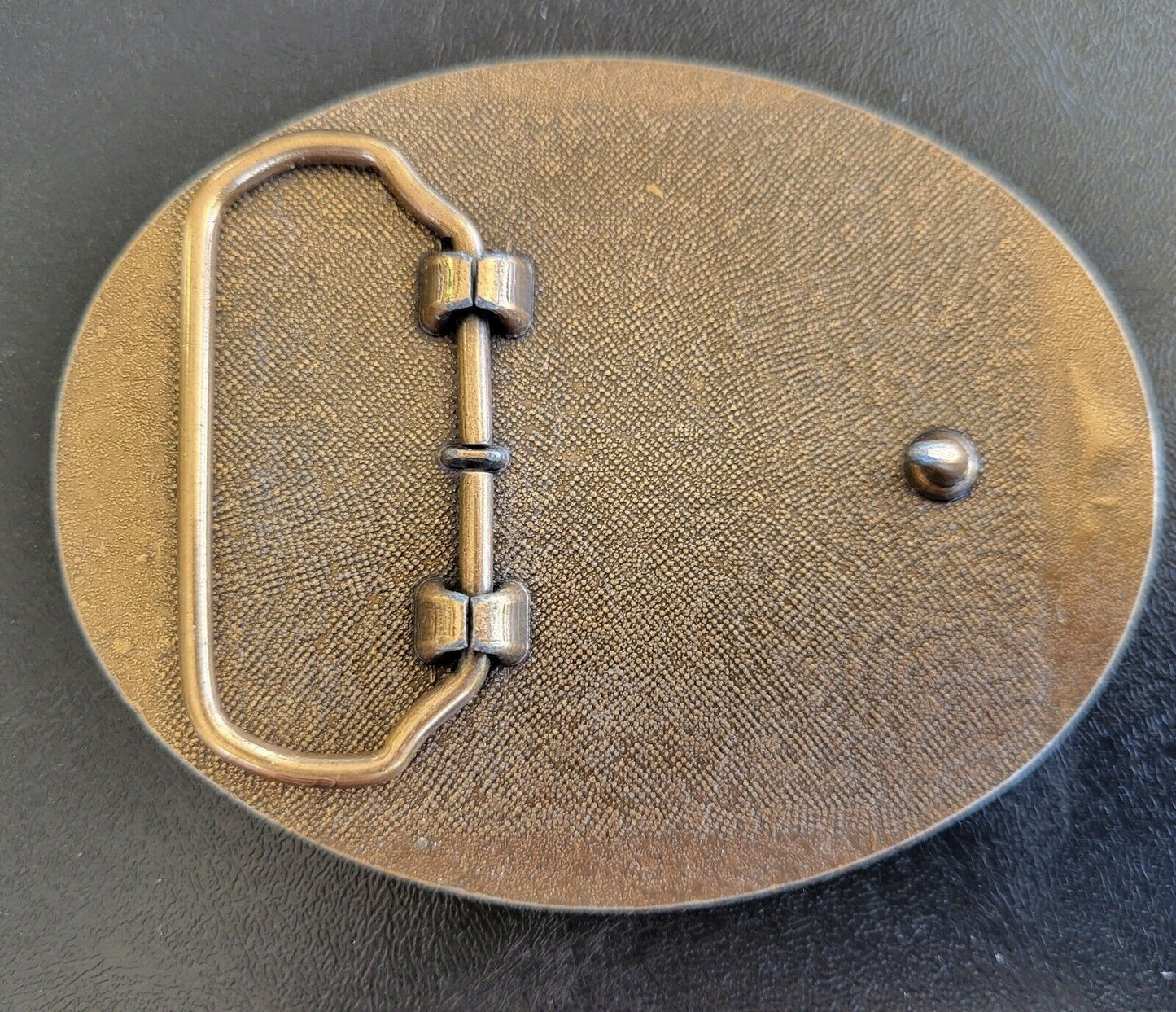 USA Military Veteren World War 2 WWII Vietnam Belt Buckle, Brass Tone