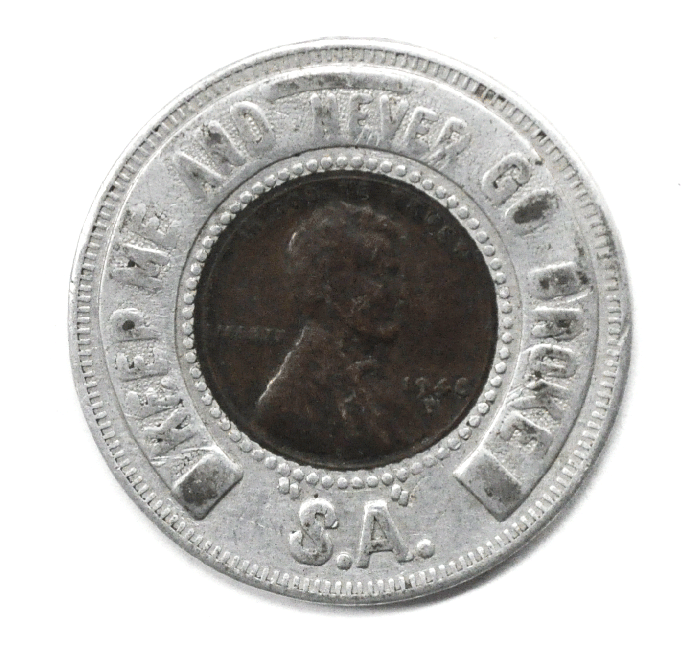 Paul Seifert Motor Marion Kansas Encase Penny 1948 D 1c SA 35mm