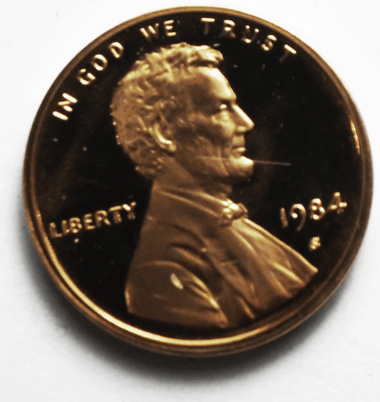 1984 S 1c Proof Lincoln Memorial Cent One Penny Gem Uncirculated San Francisco