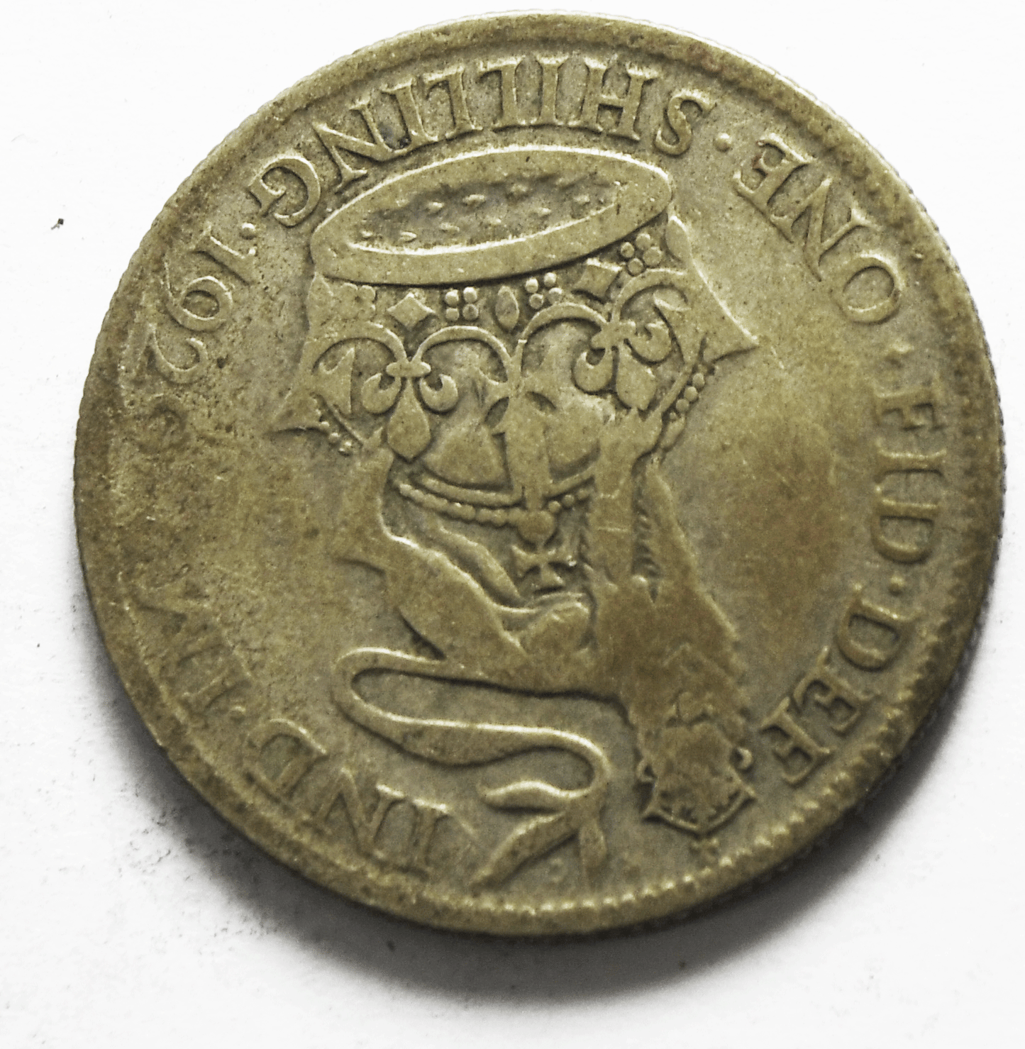 1929 Great Britain Silver One Shilling Coin KM# 833