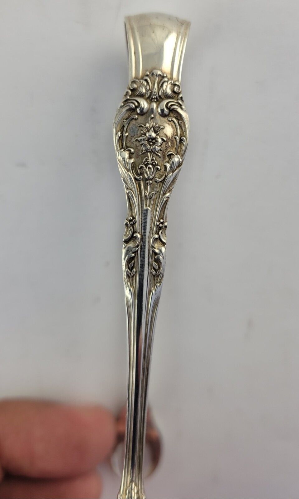 King Edward By Gorham Sterling Silver 4" Solid Sugar Tongs  .71oz.