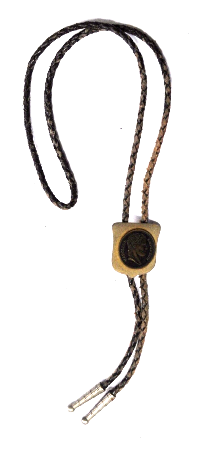 Gold Plated Fashion Bolo Tie Napoleon Emperor Bonaparte 30x33mm