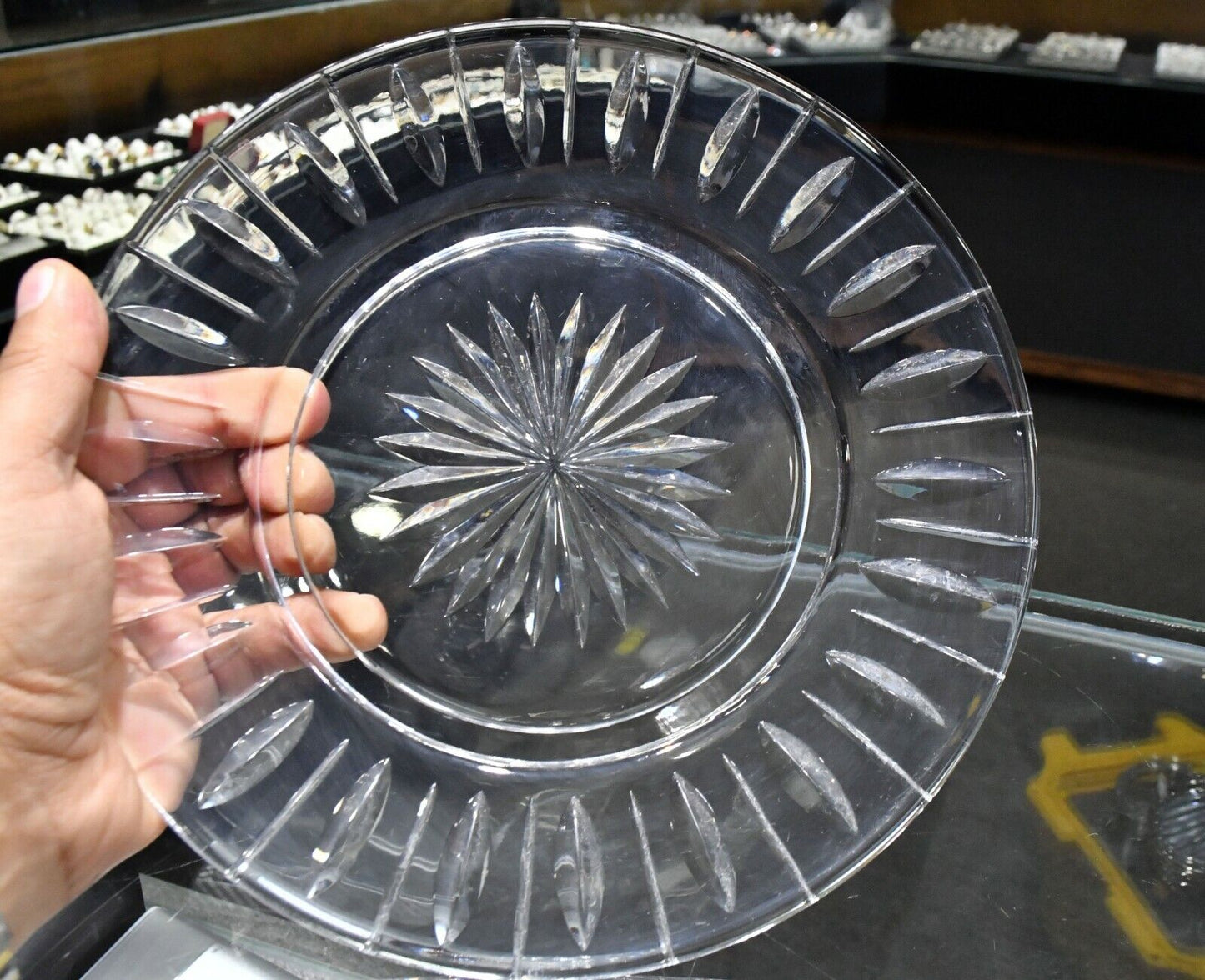 Hampshire by Stuart 8 1/2" Crystal Glass Luncheon Bread Plate
