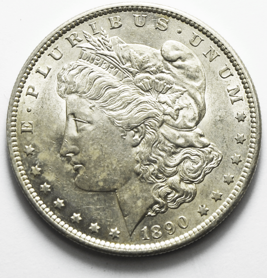 1890 S $1 Morgan Silver One Dollar San Francisco AU