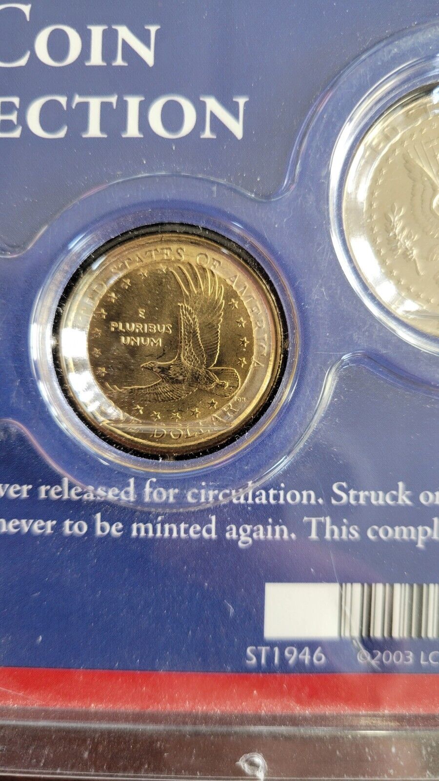 2003 P & D Uncirculated Kennedy Sacagawea Special Collector Edition 4 Coin Set