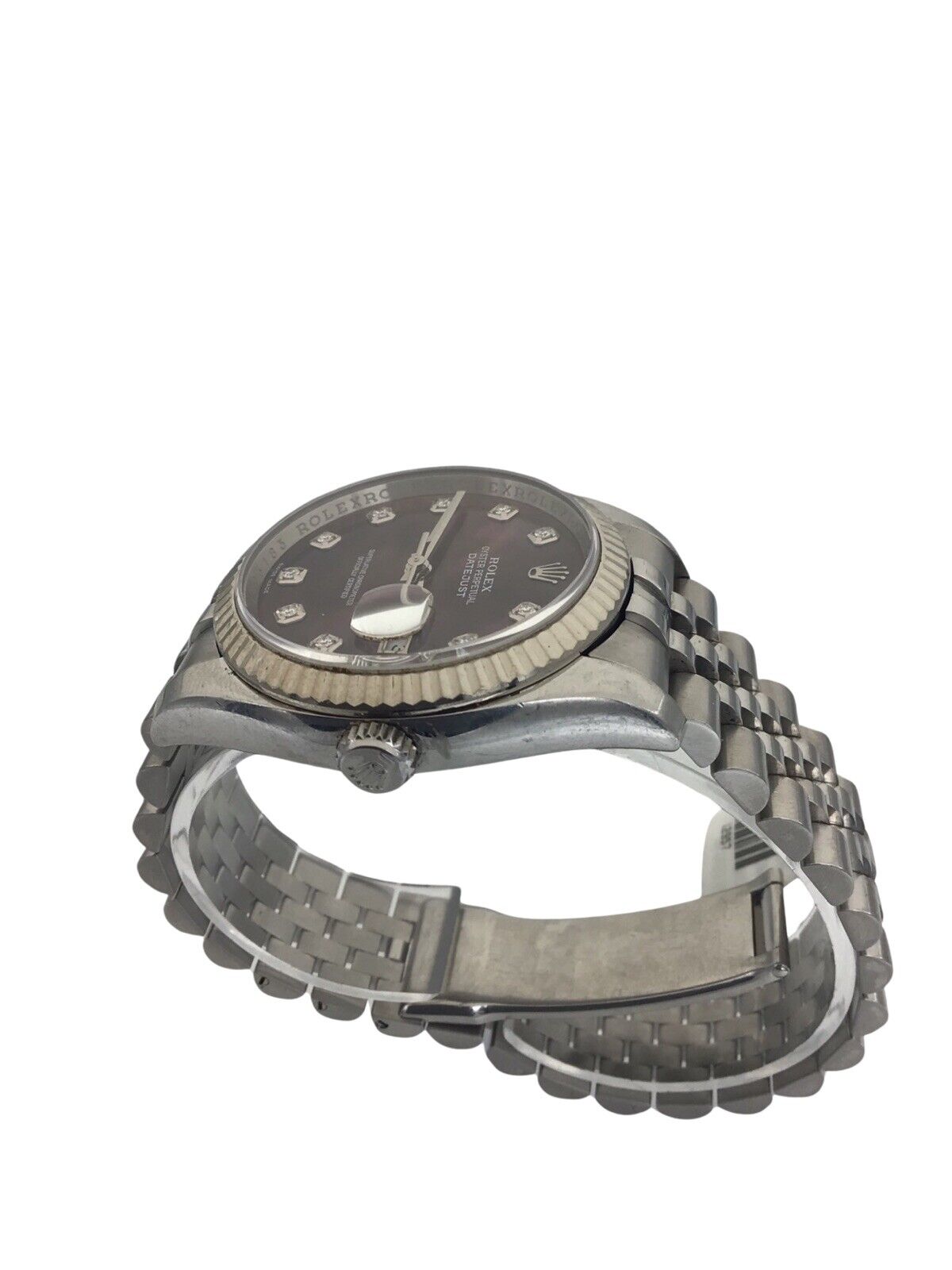 2008 Men's Rolex Datejust 116234 Tahitian MOP Diamond Dial 36mm S/S 3135 Auto