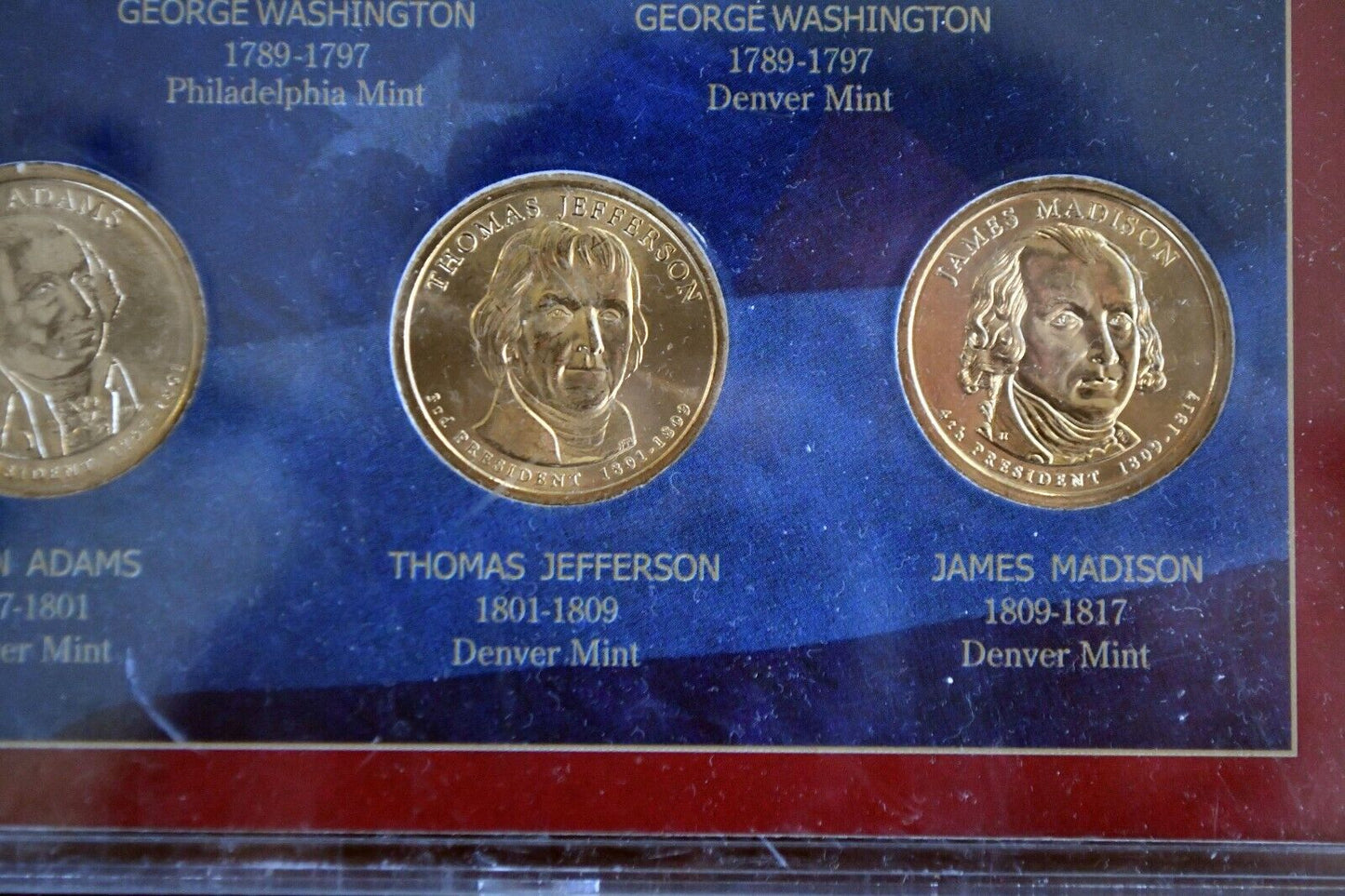 2007 United States Presidential Dollar Dollars P & D Set