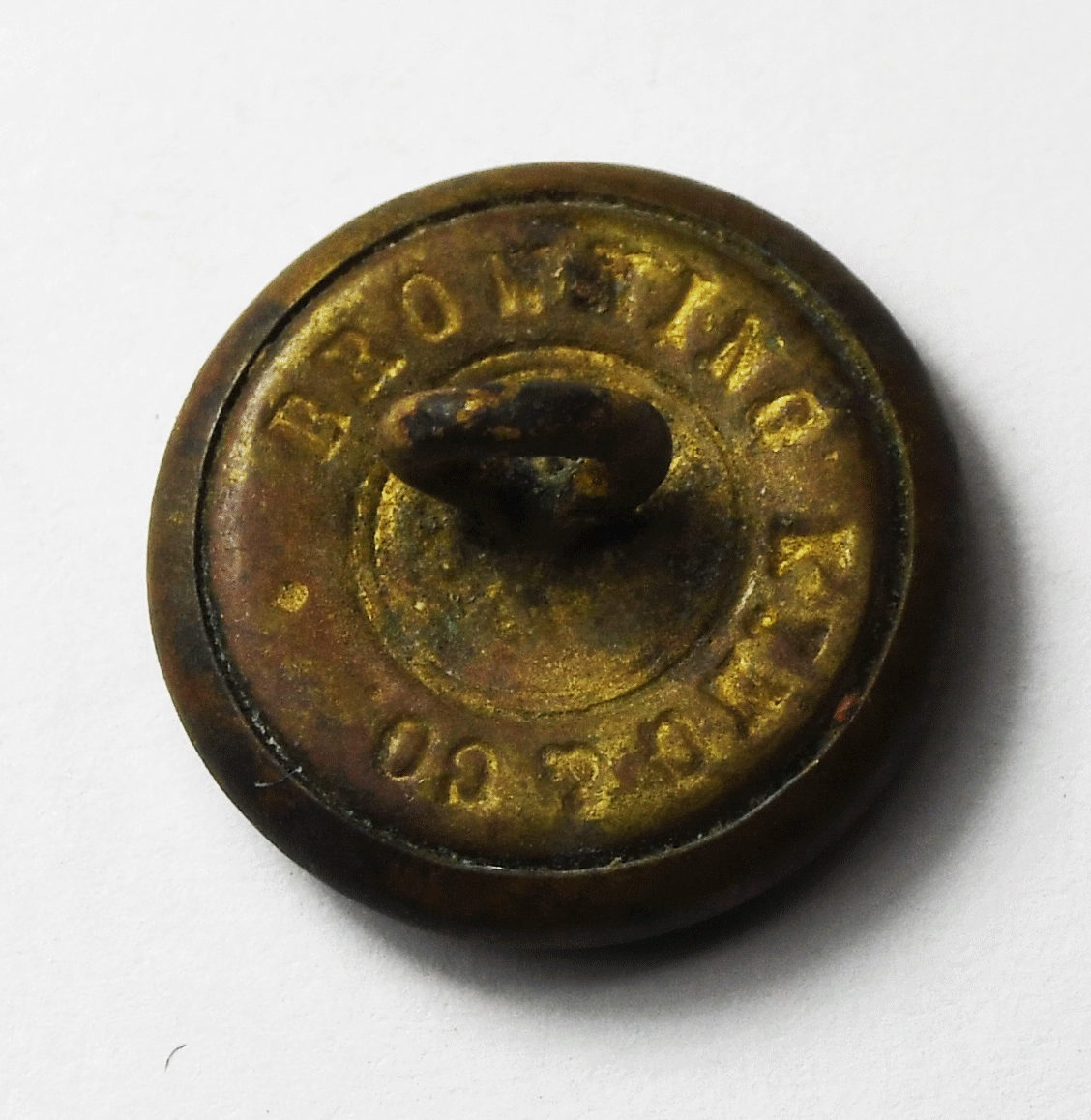 Vintage Browning King Co Metropolitan Police Button 16mm