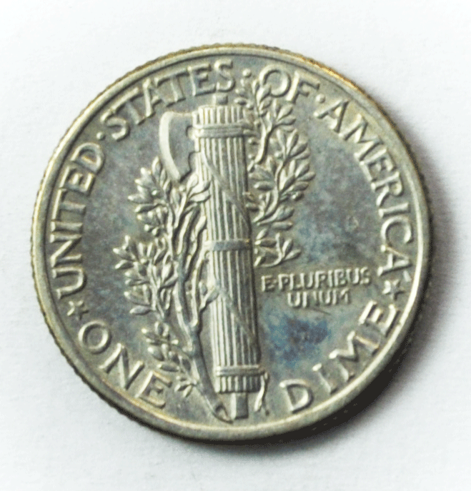1936 10c Mercury Silver Dime Rare Ten Cents Philadelphia AU