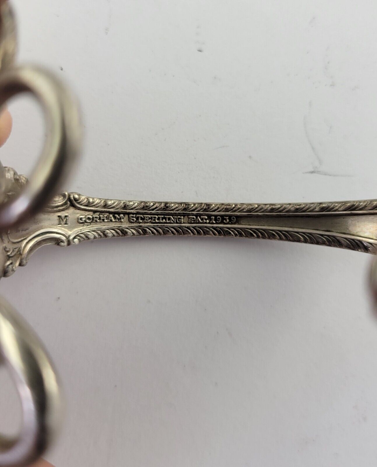 Gorham Sterling Silver Fork Bracelet Jewelery English Gadroon  Solid 1.4oz