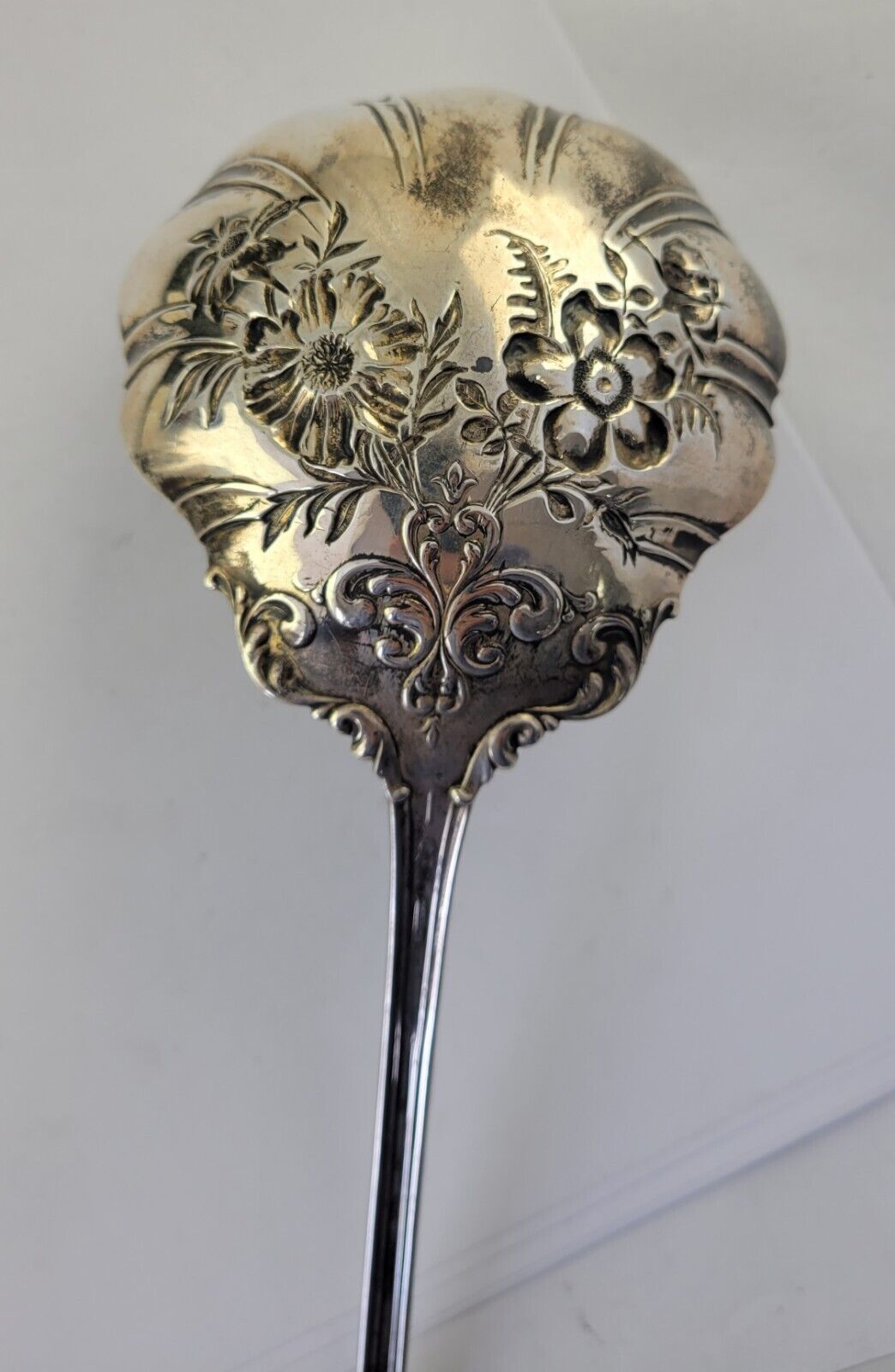 Elegante by Reed and Barton Sterling Silver 13 3/4" Old Style Solid Soup Ladle