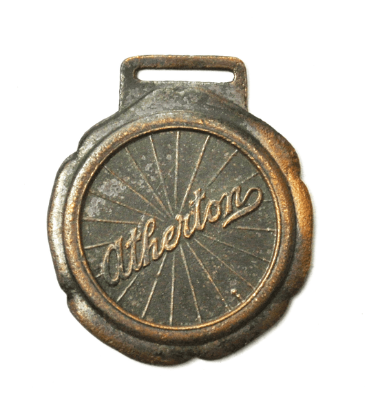 Atherton Coaster Brakes Buffalo Metal Goods NY Medal 41mm Cartwheel