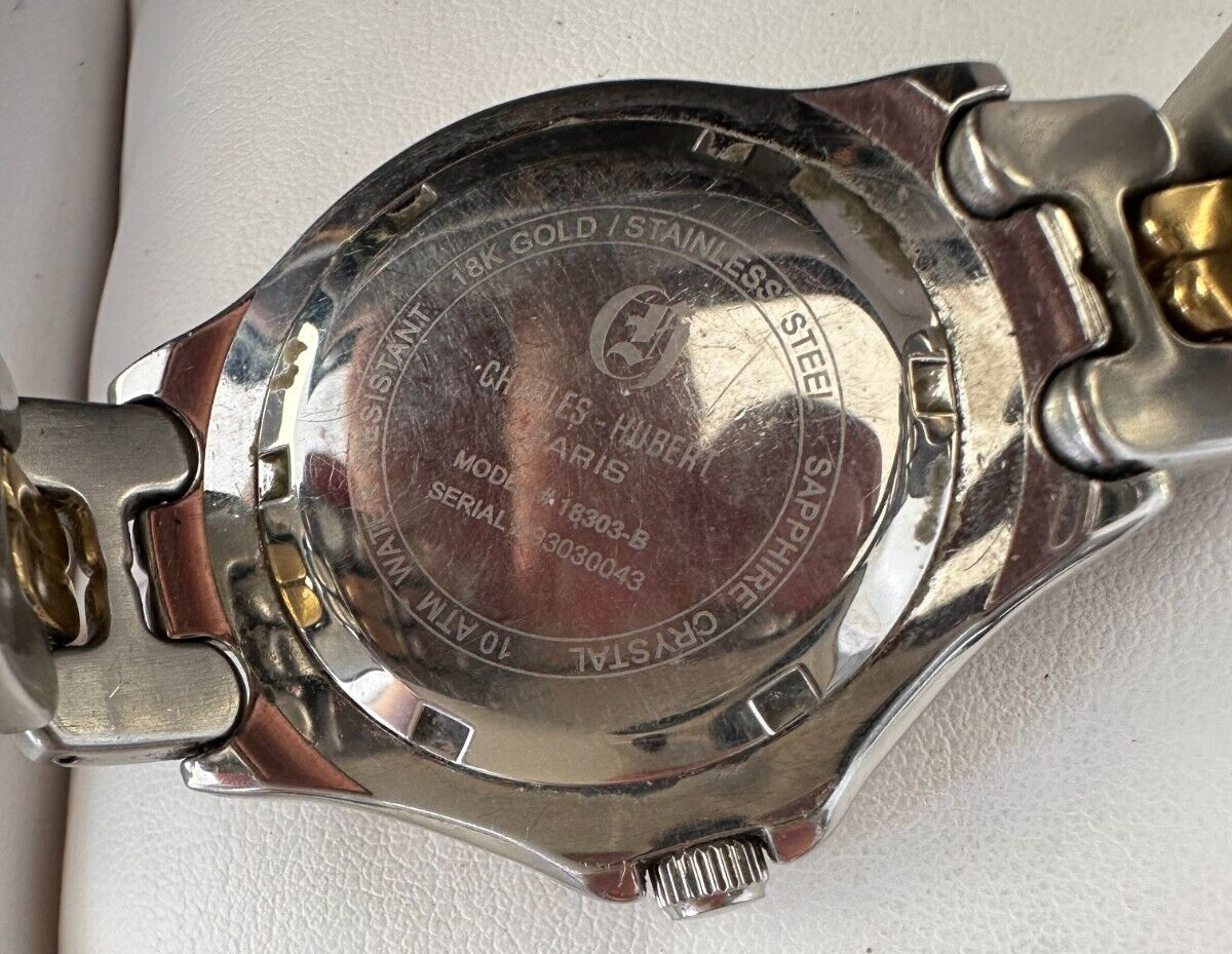 Charles Hubert Paris Watch 18KT/Stainless Steel