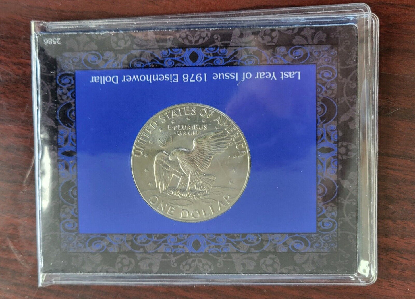 Last Year of Issue 1978 Eisenhower Dollar with COA & Booklet