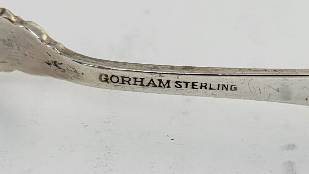 King Edward By Gorham Sterling Silver 4" Solid Sugar Tongs  .71oz.