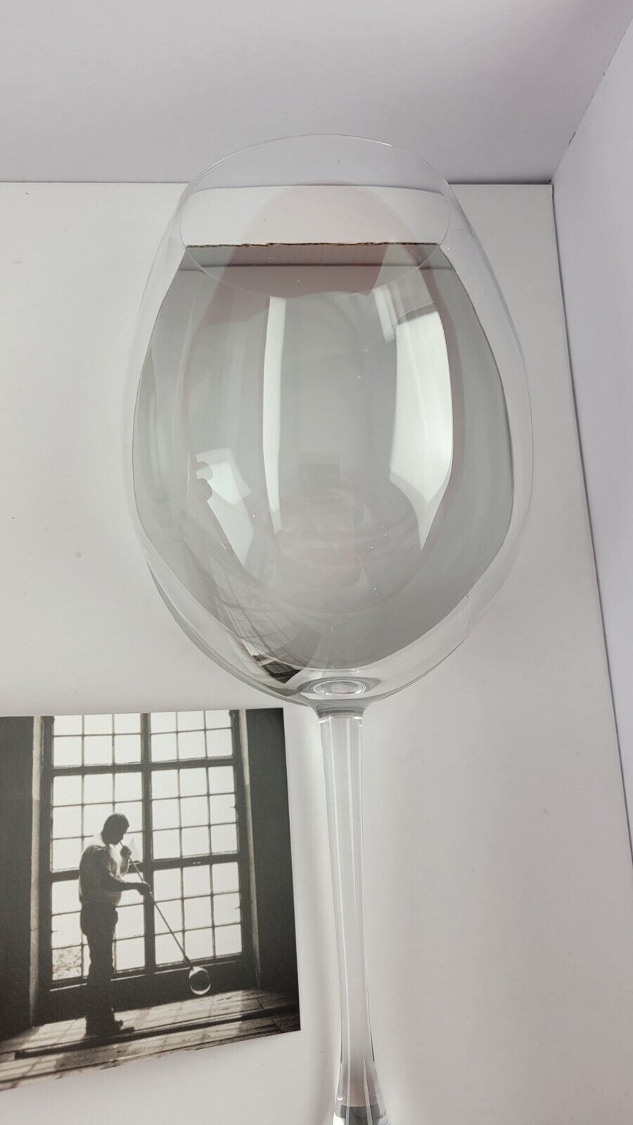 Baccarat Crystal 9 5/8" tall Grand Bordeaux Wine Glasses Set of 2 signed Boxed