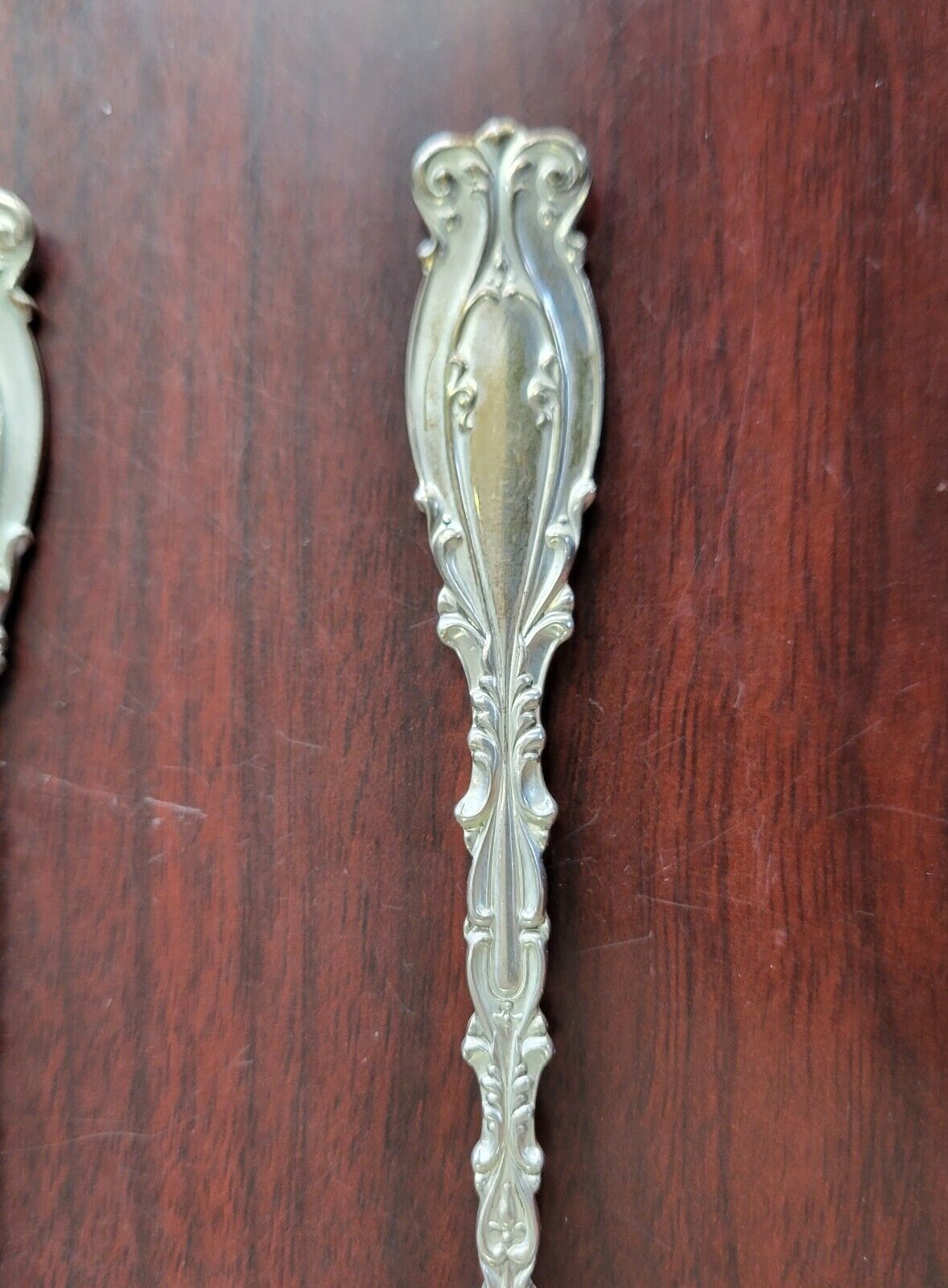 Josephine By Whiting Sardine Serving Set 8 1/4" Long Handled Sterling Silver 2oz