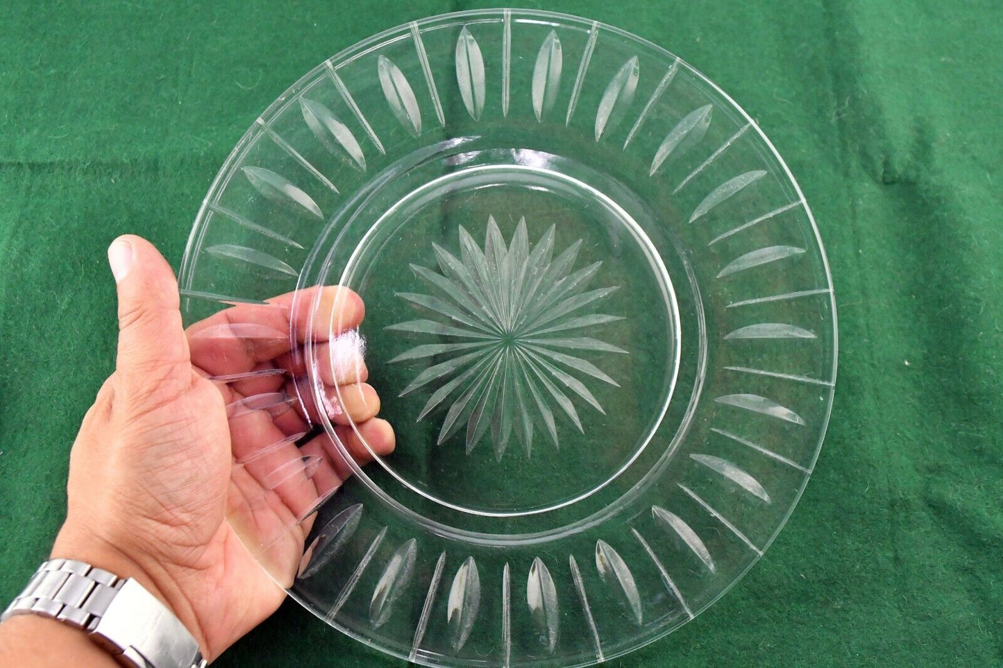 Hampshire by Stuart 8 1/2" Crystal Glass Luncheon Bread Plate