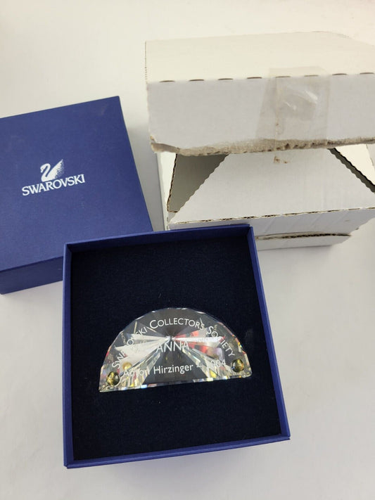 Swarovski Crystal 656142 Anna Magic Of Dance Title Plaque In Box