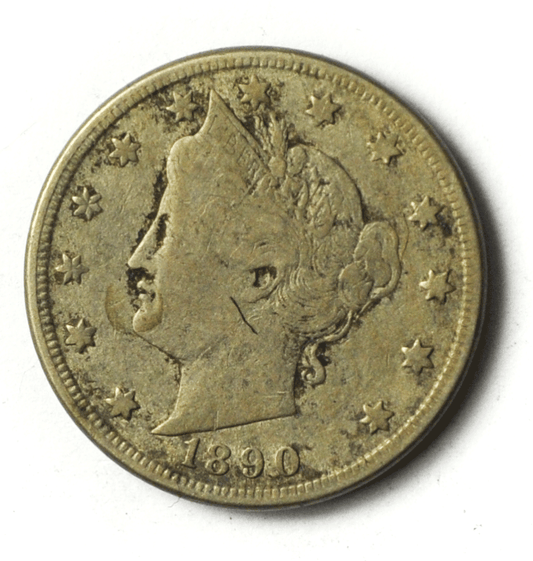 1890 5c V Liberty Nickel Five Cents US Philadelphia