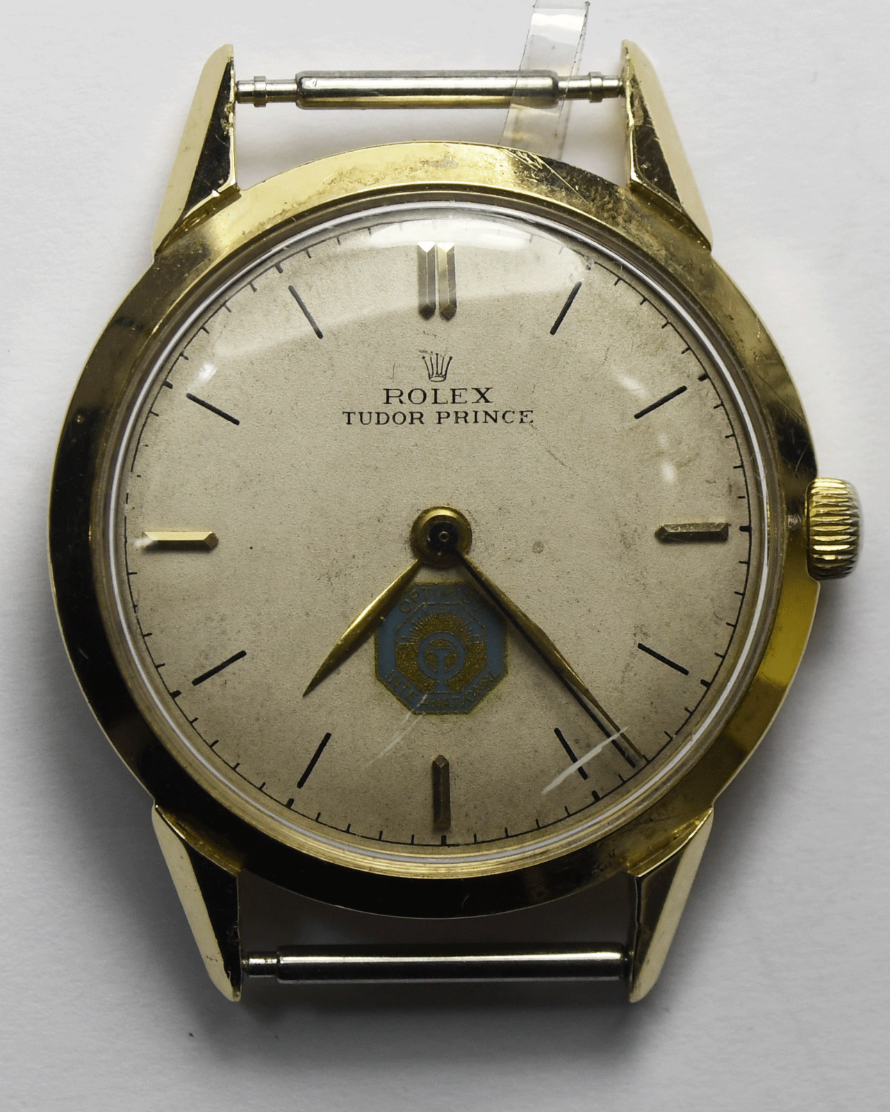 1950's Vintage Men's Tudor Oyster Prince 14k 35mm Rolex Case Optimist w Papers