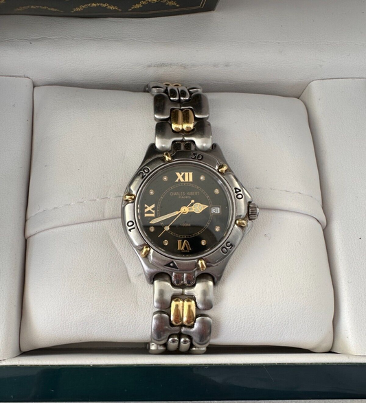 Charles Hubert Paris Watch 18KT/Stainless Steel