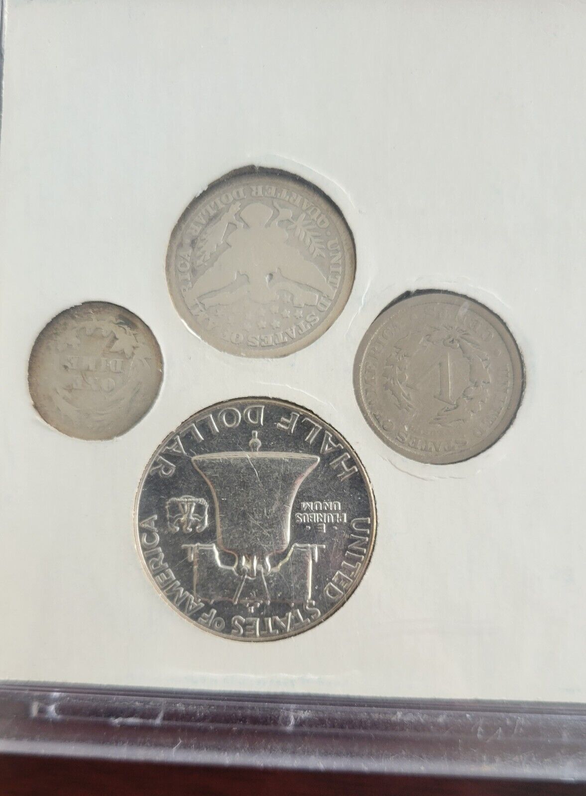 THE AMERICANA SERIES COIN SET Symbols Of Liberty Half, Quarter,  Dime,  Nickel