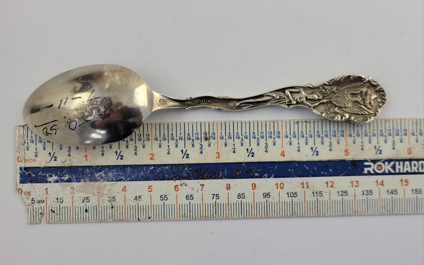 Wichita Kansas Sterling  Silver 5 5/8" Souvenir Spoon .72oz. City Hall