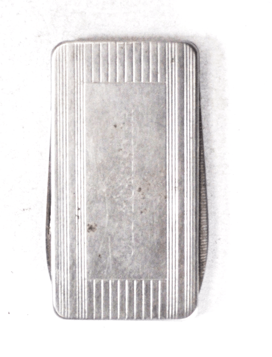 Stainless Steel Old Forester Whiskey Pocket Knife Money Clip 52mm x 32mm